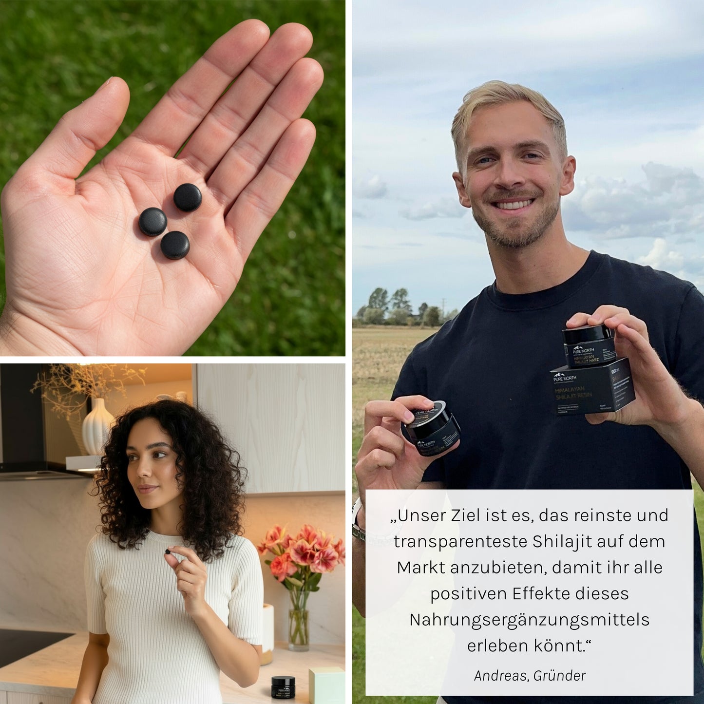 Pure North Himalayan Shilajit Tabletten